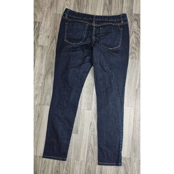 (3/$35) Mossimo Size 8 Pockets Ankle Skinny Fit 3 Premium Denim Blue Jeans - Picture 2 of 12